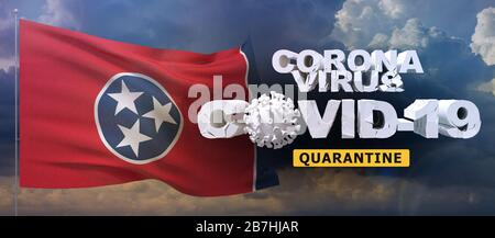 Coronavirus nel mondo. Romanzo coronavirus 2019-nCoV . Concetto di quarantena del coronavirus. Pandemic stop novel Coronavirus focolaio covid-19 2019-nCoV qua Foto Stock