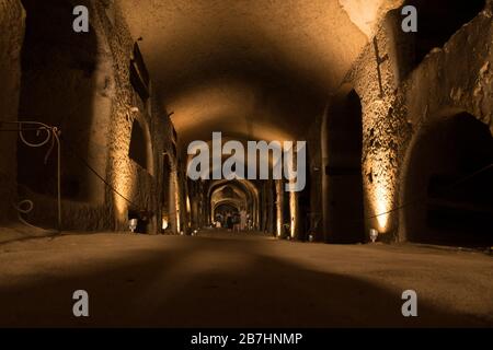 Le catacombe di San Gennaro a Napoli Foto Stock