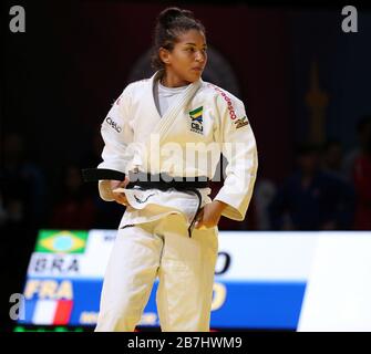 Parigi, Francia - 8 febbraio 2020: Sarah Menezes per il Brasile (credito: Mickael Chavet) Foto Stock