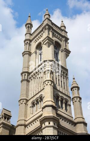 Città di Philadelphia - Pennsylvania storico indicatore di stato, Tempio Masonico. Sede della Grand Lodge della Pennsylvania. Foto Stock