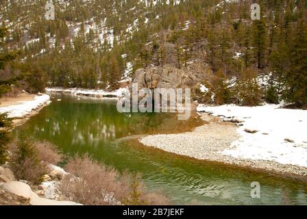 Fiume Similkameen al Bromley Rock Provincial Park, British Columbia, Canada Foto Stock