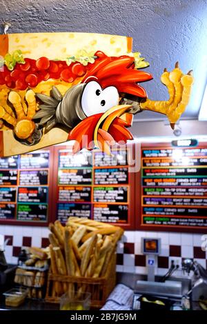 Millburn Delicatessen 328 Millburn Avenue, Millburn, NJ 07041 locale preferito, aperto dal 1946. Il miglior sandwich Deli nel Garden state. Foto Stock