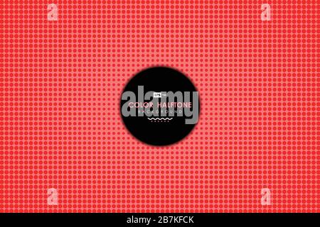 Modello di corallo vivente astratto di sfondo a mezzitoni. Da utilizzare per annunci, poster, illustrazioni, modelli, immagini vettoriali per annunci pubblici10 Illustrazione Vettoriale