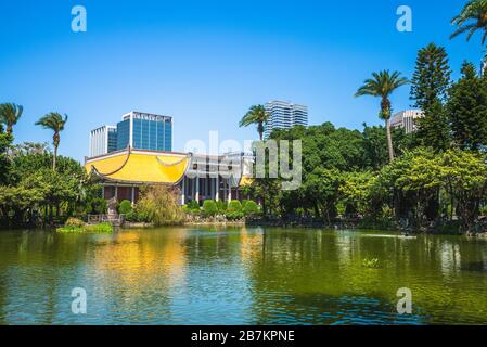 Scenario del Parco Chungshan a Taipei, Taiwan Foto Stock