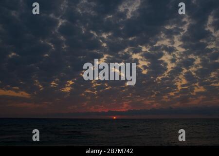 alba è sempre una vista eccezionale Foto Stock