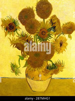 Girasoli, Vincent van Gogh, 1888, Foto Stock