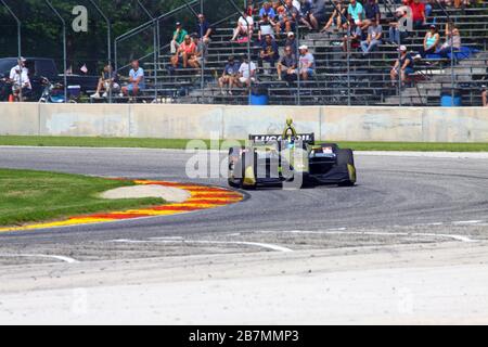 Lago di Elkhart, Wisconsin - 21 giugno 2019: (Pilota), REV Group Grand Prix a Road America, in corso di sessione di prove. Foto Stock