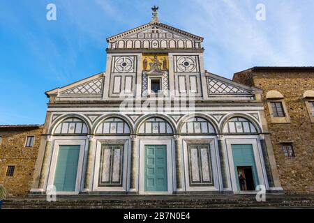 Abbazia di San Miniato al Monte, Firenze, Italia Foto Stock