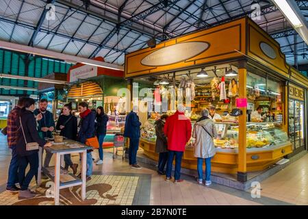 Mercato di Sant’Ambrogio, mercato di Sant’Ambrogio, Firenze, Italia Foto Stock