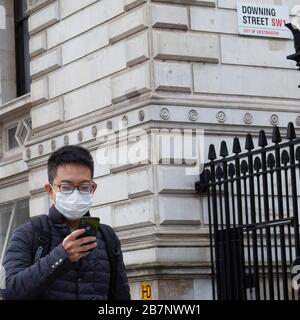 Parlamento e Downing Street Foto Stock
