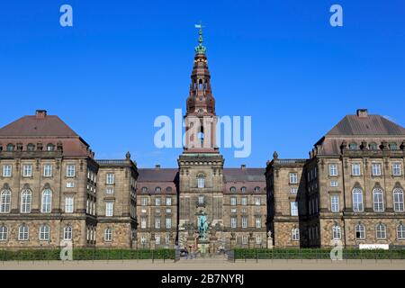 Palazzo Christianborg, Copenaghen, Zelanda, Danimarca, Europa Foto Stock