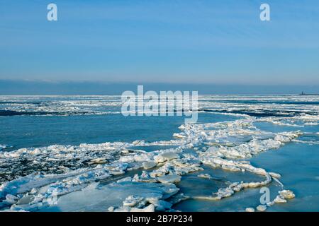 Isola di Hallig Langeness, Mare del Nord, Patrimonio dell'Umanità dell'UNESCO, Frisia del Nord, Schleswig-Holstein, Germania, Foto Stock