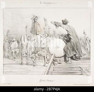 Grands Sauteurs!, da la Caricature, 1823-60. Foto Stock