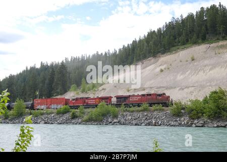 Lago louise, canada Foto Stock