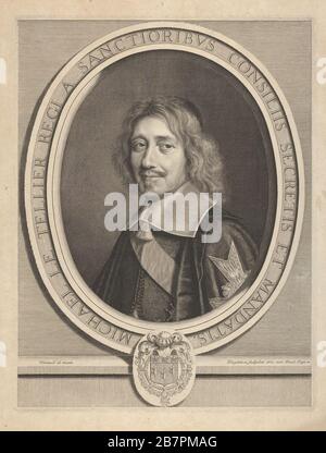 Chancelier Michel IV le Tellier, ca. 1661. Foto Stock