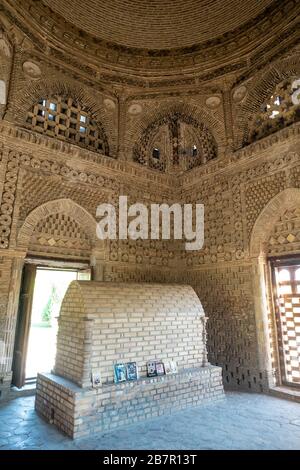 Mausoleo di Samanide, Bukhara, Uzbekistan Foto Stock