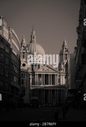 Il Natale della Cattedrale di San Paolo, Londra, Inghilterra, Regno Unito (2019) Foto Stock