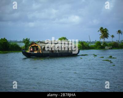 Famose backwaters di Alleppey aka alappuzha in Kerala, India Foto Stock