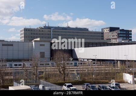 Bloc Hotel all'aeroporto di Gatwick, terminal sud, Londra Foto Stock
