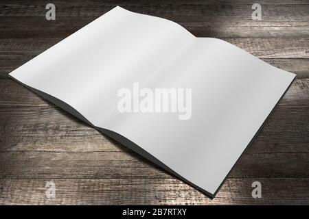 Formato brochure A4/A5 - rendering 3D Foto Stock