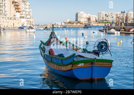 St Julian's Bay, Malta Foto Stock