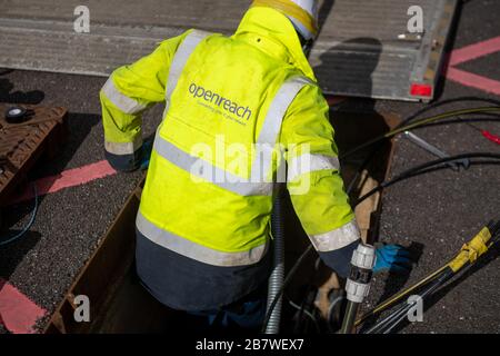 Openreach progetta il centro di formazione Openreach di Peterborough Foto Stock