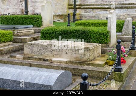 Winston Churchill grave Foto Stock