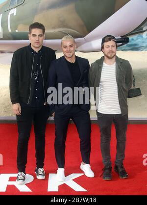 13 luglio 2017 - Londra, Inghilterra, Regno Unito - prima mondiale di Dunkerque, Leicester Square Garden - Red Carpet Arrivi Foto spettacoli: Charlie Simpson, Matt Willis A. Foto Stock