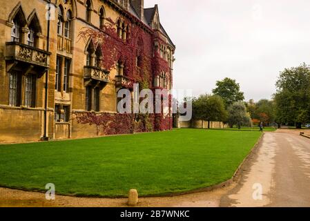 Il Christ Church College è uno dei 39 che compongono l'Università di Oxford, Inghilterra. Foto Stock