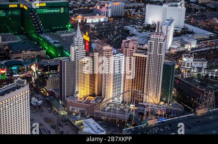 Vista su Las Vegas, Stati Uniti e dintorni. Credito: Charlie Raven/Alamy Foto Stock