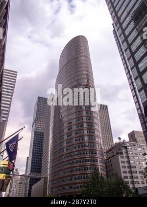 Il Lippstick Building a New York City Foto Stock