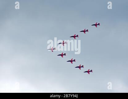 Airshow Jet team Foto Stock