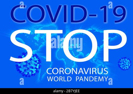 Illustrazione 3D coronavirus cinese COVID-19 COVID-19 SARS, virus 2020 , MERS-cov , virus cinese 2019-nCoV. Illustrazione 3D Foto Stock