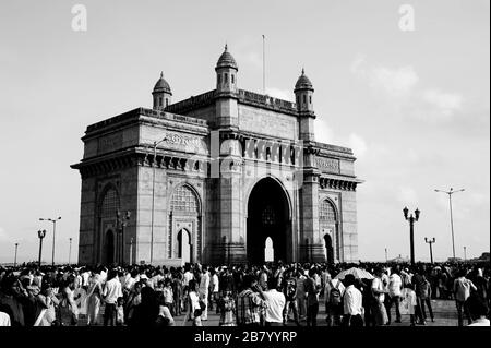 Gateway di India, Apollo Bunder, Colaba, Bombay, Mumbai, Maharashtra, India, Asia Foto Stock