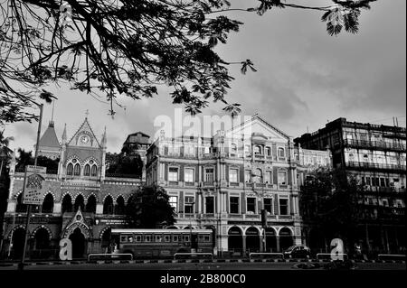 David Sassoon Library, Army and Navy Building, Esplanade Mansion, Kala Ghoda, Fort, Bombay, Mumbai, Maharashtra, India, Asia Foto Stock