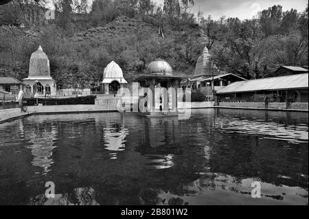 Mattan Temple, Martand, Anantnag, Kashmir, Jammu e Kashmir, India, Asia Foto Stock