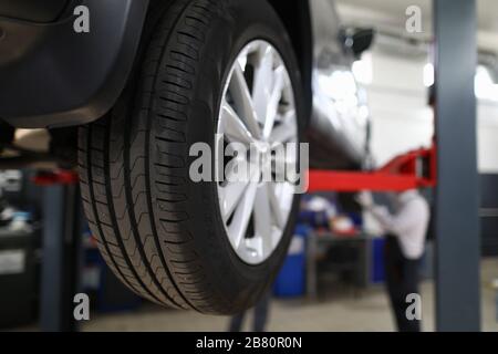 Parte del mezzo di trasporto Foto Stock