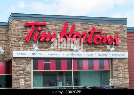 Un ramo di Tim Horton a Gander, Terranova. Foto Stock