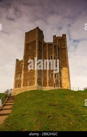 Orford Castle View Suffolk East Anglia East Coast River Alde Castle Foto Stock