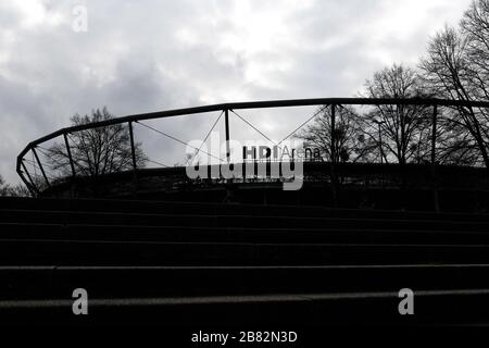 HDI Arena di Hannover 96esima GES/vita quotidiana ad Hannover durante la crisi della corona, 19.03.2020 GES/vita quotidiana durante la crisi della corona ad Hannover, Germay. 03/19/2020 | utilizzo in tutto il mondo Foto Stock