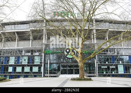 HDI Arena di Hannover 96esima GES/vita quotidiana ad Hannover durante la crisi della corona, 19.03.2020 GES/vita quotidiana durante la crisi della corona ad Hannover, Germay. 03/19/2020 | utilizzo in tutto il mondo Foto Stock