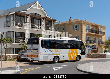 Hermanus, Capo Occidentale, Sud Africa. Tour in autobus e sistemazione per vacanze nella località balneare di Hermanus nel Capo Occidentale, Sud Africa Foto Stock