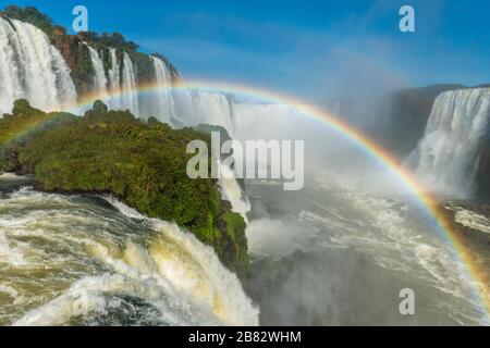 Parque Nacional do Igacu, Parco Nazionale di Iguacu, Cascate di Iguacu, Patrimonio dell'Umanità dell'UNESCO Brasile Foto Stock