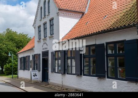 Hebbel-Museum, drammaturgo e scrittore Friedrich Hebbel (1813-1863), nato a Wesselburen, Dithmarschen, Schleswig-Holstein, Germania del Nord, Europa Foto Stock