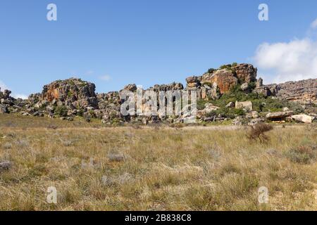 Paesaggio nel Cederberg vicino a Clanwilliam, Capo Occidentale, Sud Africa Foto Stock