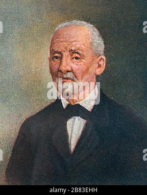 Anton BRUCKNER (1824-1896) compositore austriaco Foto Stock