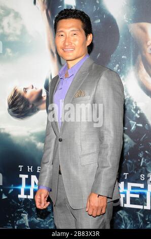***FILE PHOTO*** Daniel Dae Kim Prove positive per Coronavirus. New York, NY-MARZO 16: Daniel Dae Kim partecipa alla prima "The Divergent Series: Insurgent" di New York al Ziegfeld Theatre il 16 marzo 2015 a New York. Credito: John Palmer/MediaPunch Foto Stock