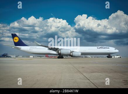 Lufthansa Airlines Airbus A340 Foto Stock