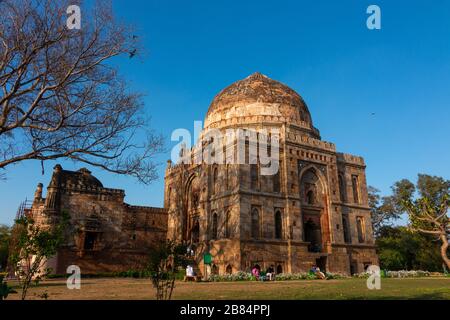 Lodhi Gardens è un parco cittadino situato a Nuova Delhi, India Foto Stock