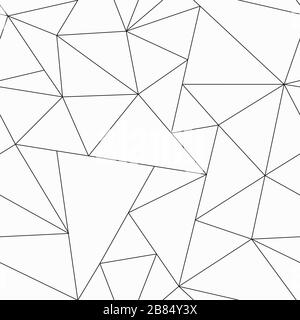 motivo triangolare monocromatico senza giunture Illustrazione Vettoriale